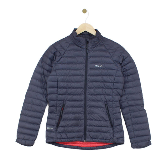 Womens Microlight Alpine Quilted Jacket Down Full Zip
