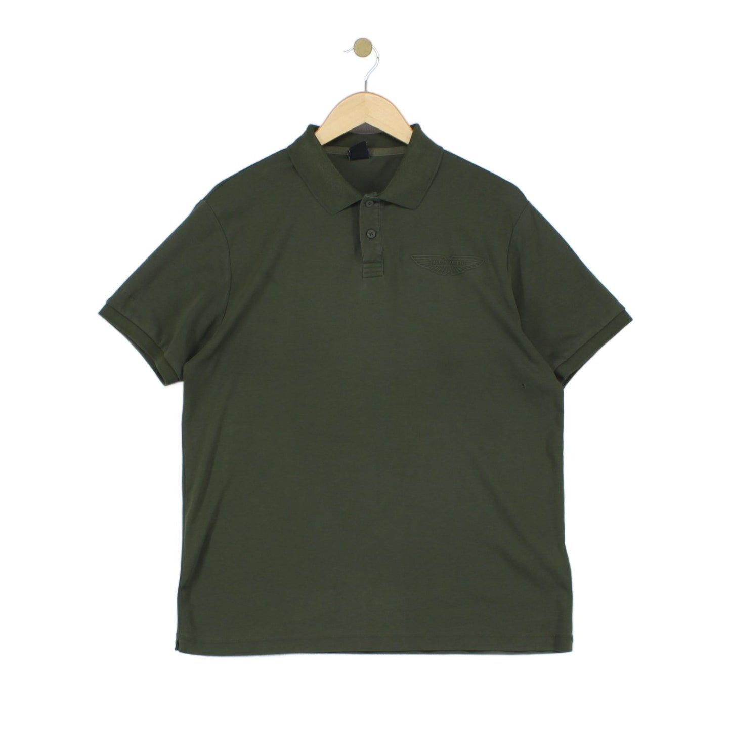 Mens Aston Martin Polo Shirt Short Sleeve Classic