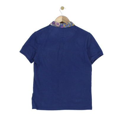 Mens Paisley Polo Shirt Short Sleeve