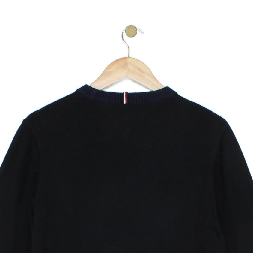 Mens Jumper Logo Crew Neck Cotton