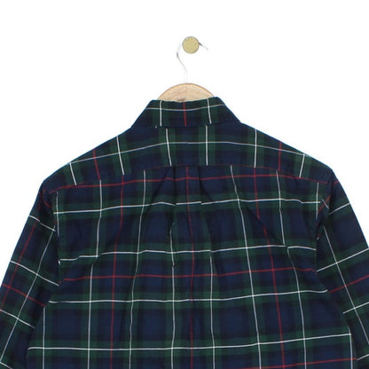 Mens Plaid Shirt Classic Fit Long Sleeve
