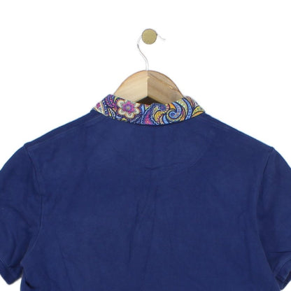 Mens Paisley Polo Shirt Short Sleeve