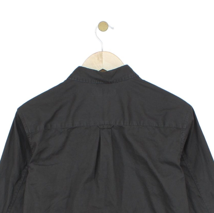 Mens Shirt Button Up Long Sleeve Modern