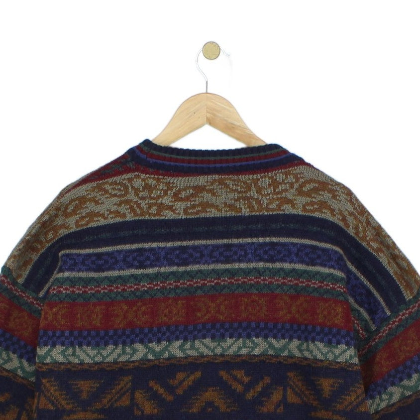 Mens Abstract Jumper Made In Italy
