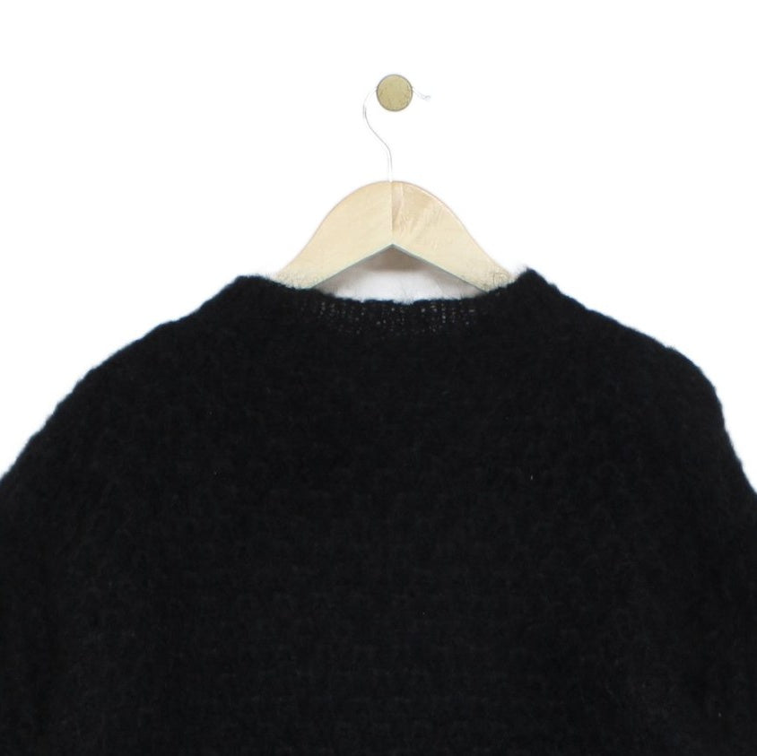 Womens Jumper Bowtie Alpaca Wool