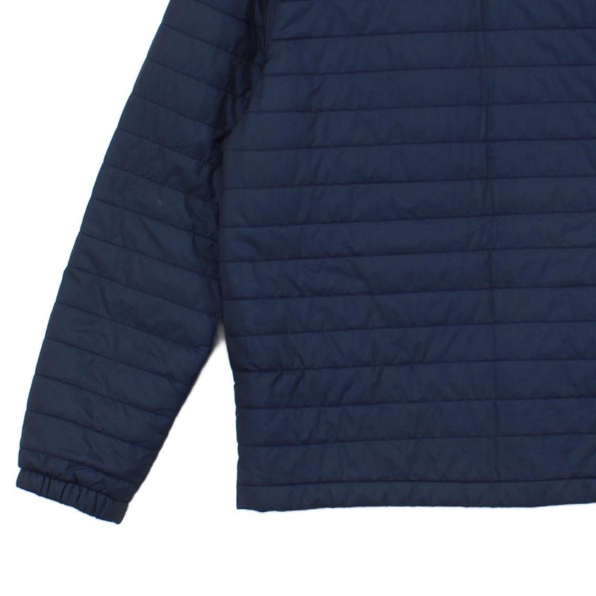 Mens Quilted Jacket Hooded Full Zip