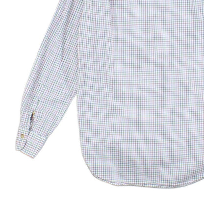 Mens Check Shirt Button Down Classic