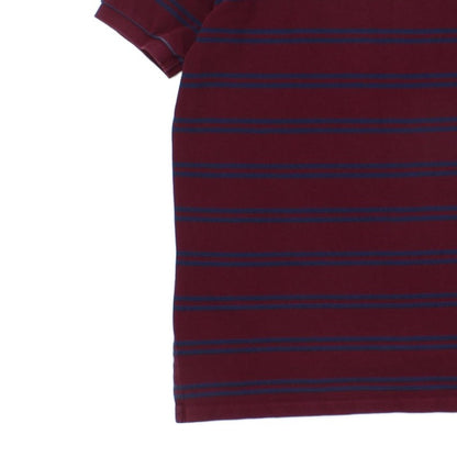 Mens Striped Polo Shirt Short Sleeve Classic