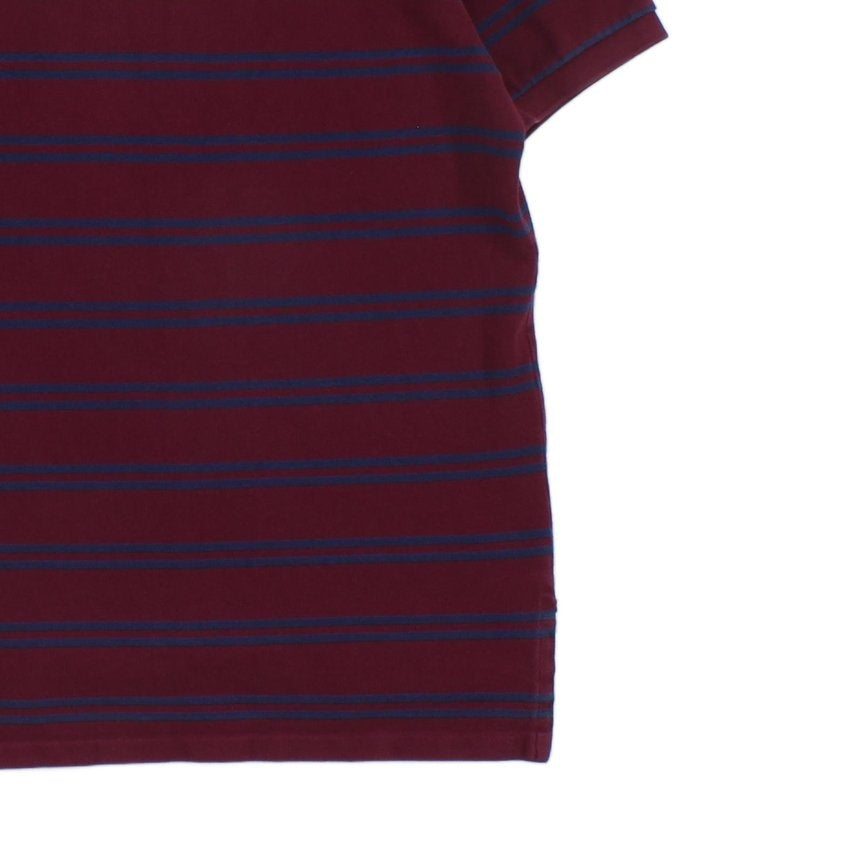 Mens Striped Polo Shirt Short Sleeve Classic