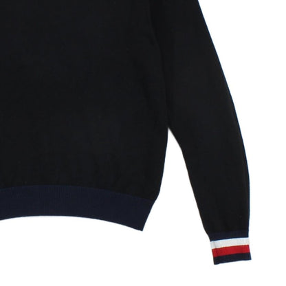 Mens Jumper Logo Crew Neck Cotton