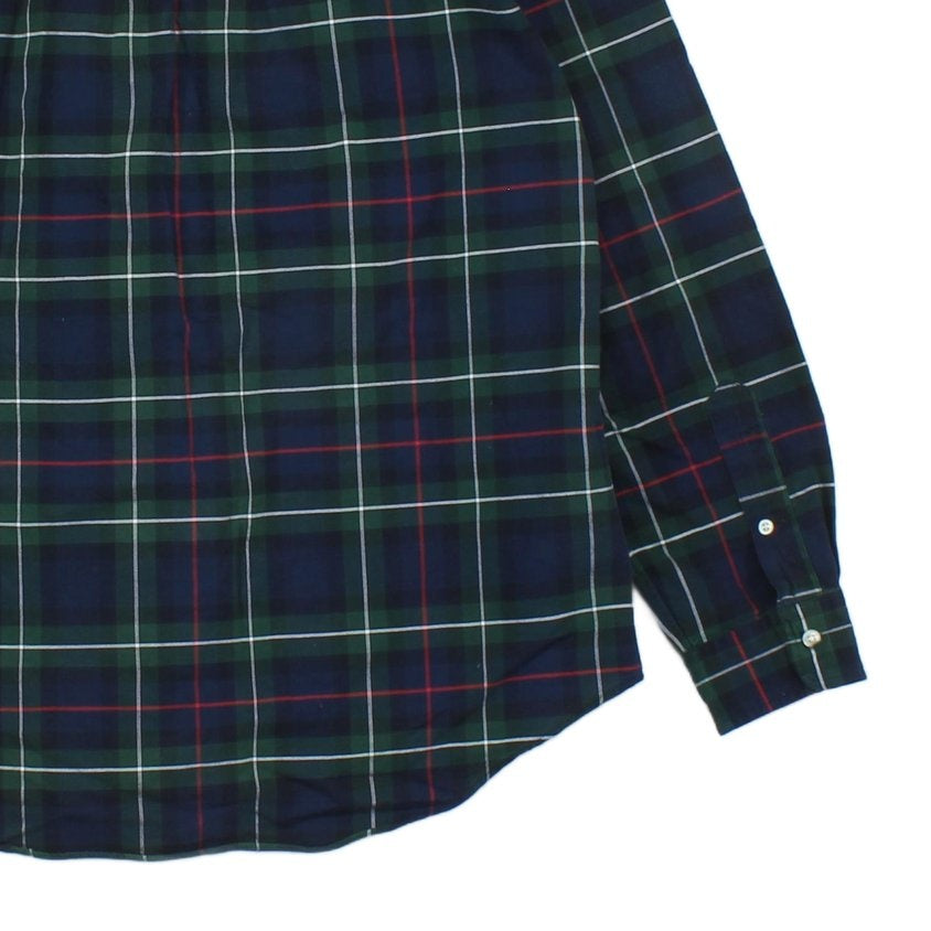 Mens Plaid Shirt Classic Fit Long Sleeve