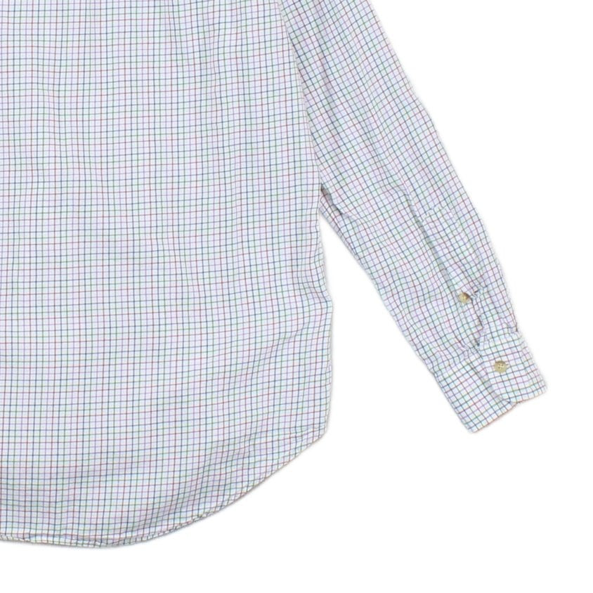 Mens Check Shirt Button Down Classic