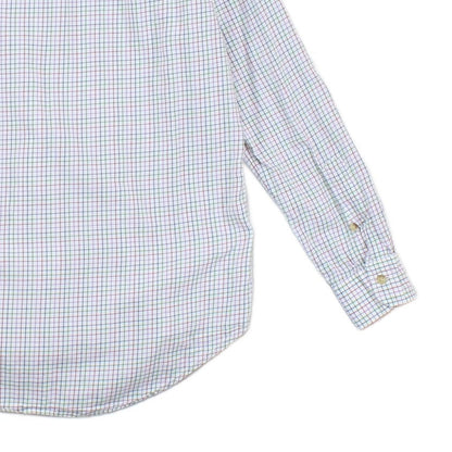 Mens Check Shirt Button Down Classic