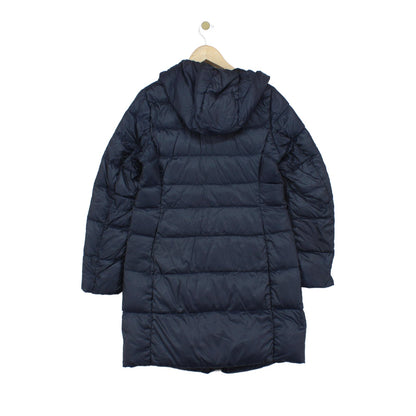 Womens Quilted Coat Puffer Hooded Full Zip Down