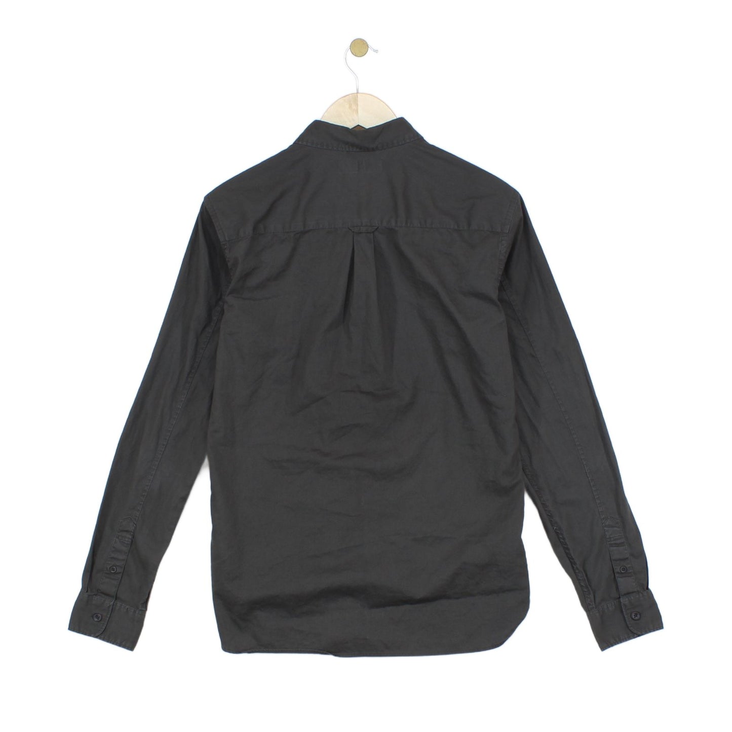 Mens Shirt Button Up Long Sleeve Modern