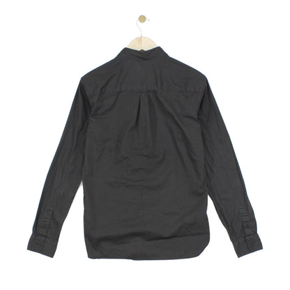 Mens Shirt Button Up Long Sleeve Modern