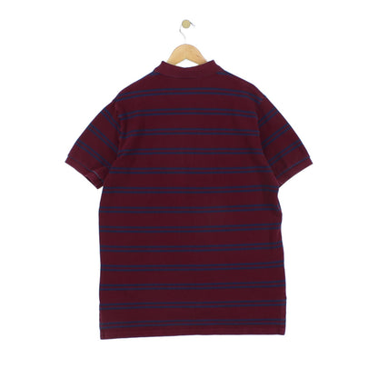 Mens Striped Polo Shirt Short Sleeve Classic
