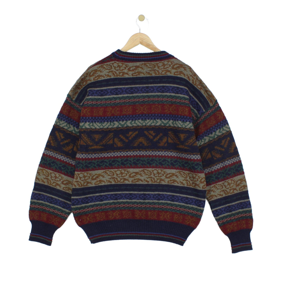Mens Abstract Jumper Made In Italy