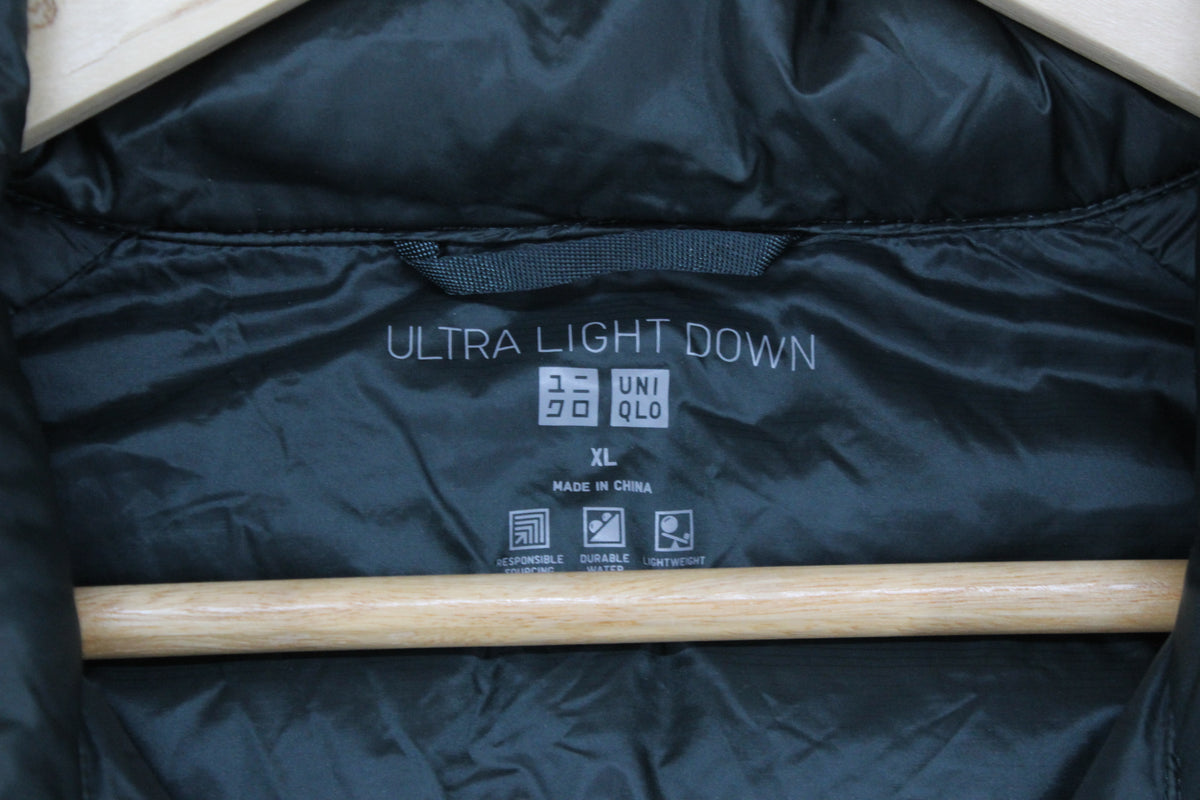 Mens Bodywarmer Ultra Light Down Quilted Full Zip Puffer