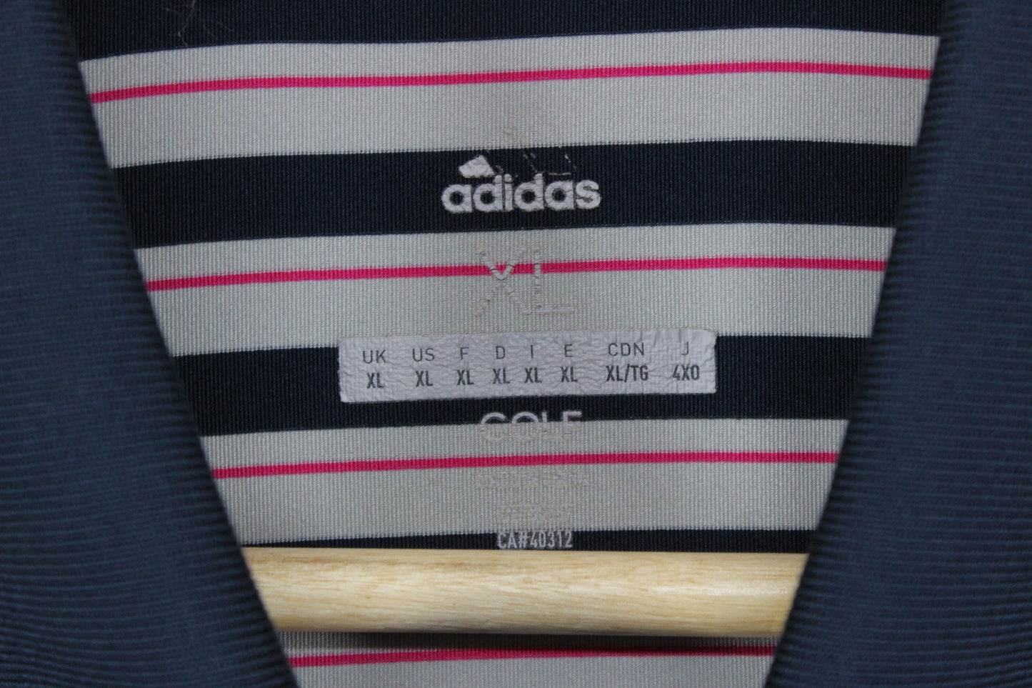 Mens Striped Polo Shirt Short Sleeve Golf