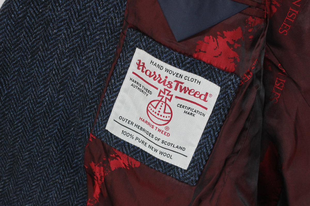 Mens Harris Tweed Blazer Uk Made Classic Wool