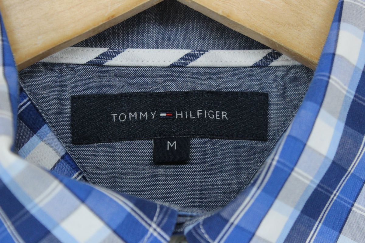 Mens Check Shirt Long Sleeve Button Up