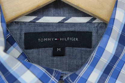 Mens Check Shirt Long Sleeve Button Up
