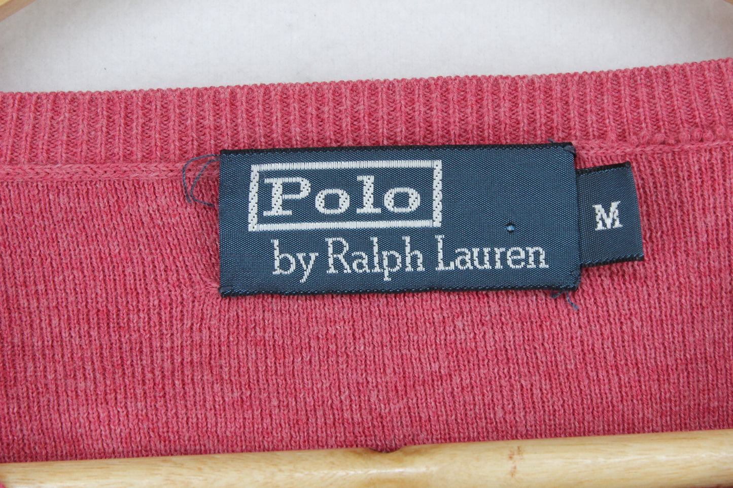 Mens V-Neck Jumper Classic Logo