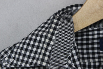 Mens Check Shirt Button Up Non Iron