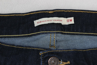 Womens High Rise Jeans Classic Stretch