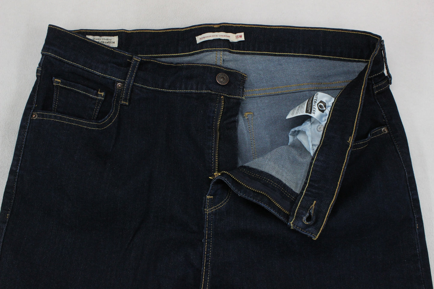 Womens High Rise Jeans Classic Stretch