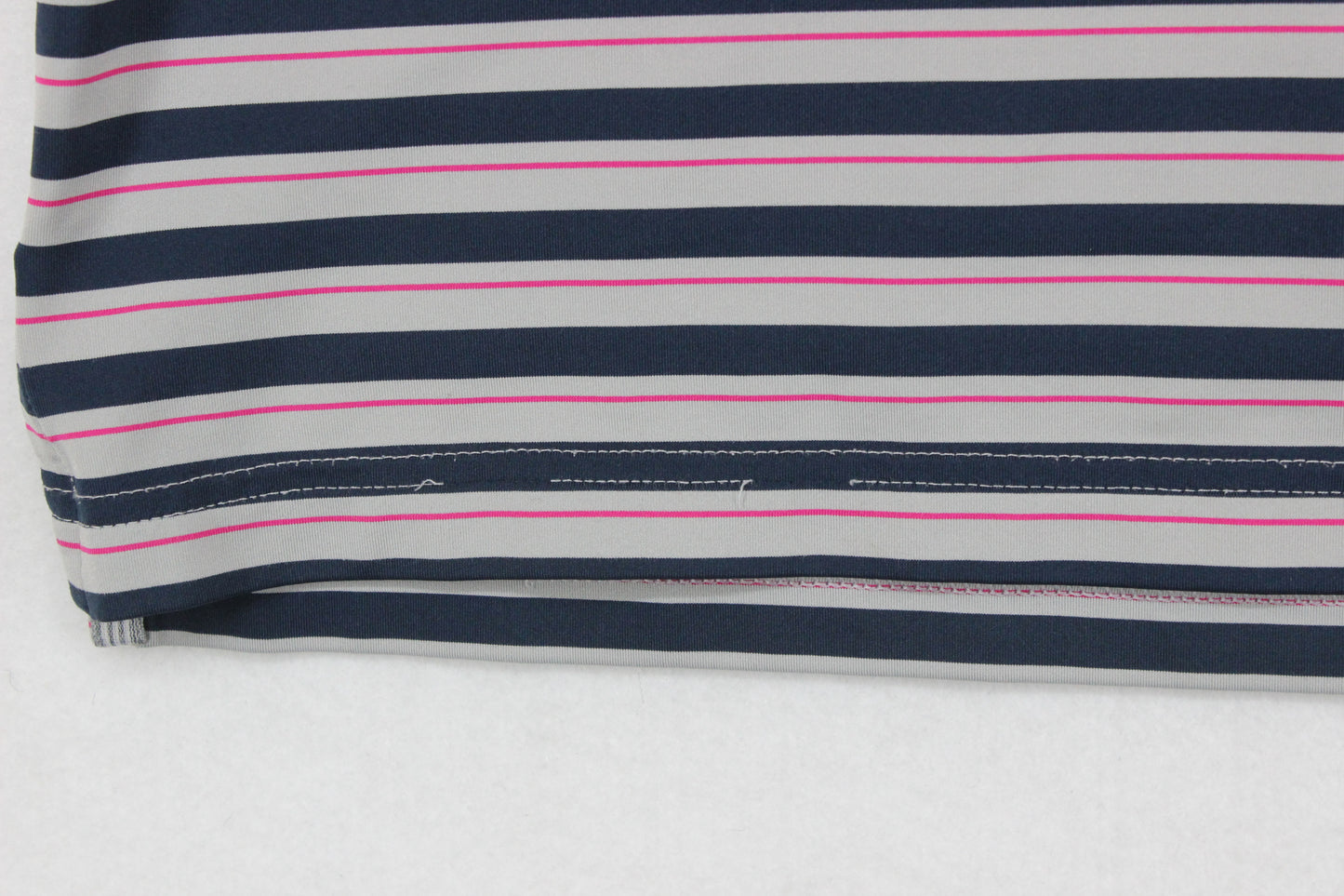 Mens Striped Polo Shirt Short Sleeve Golf
