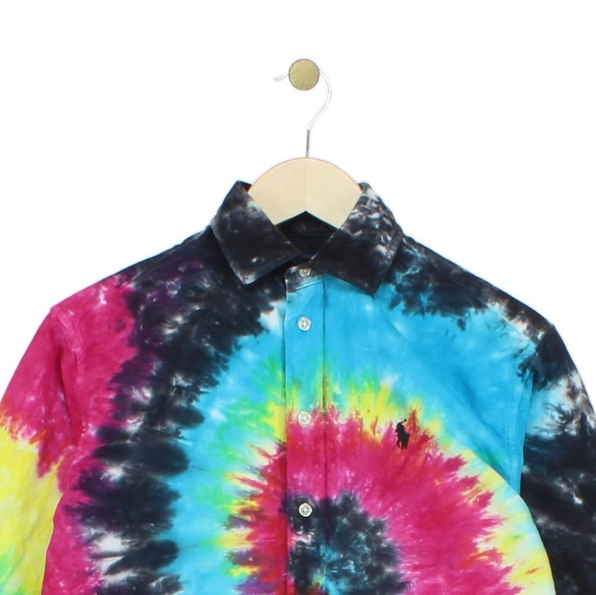 Womens Tie Dye Shirt Long Sleeve