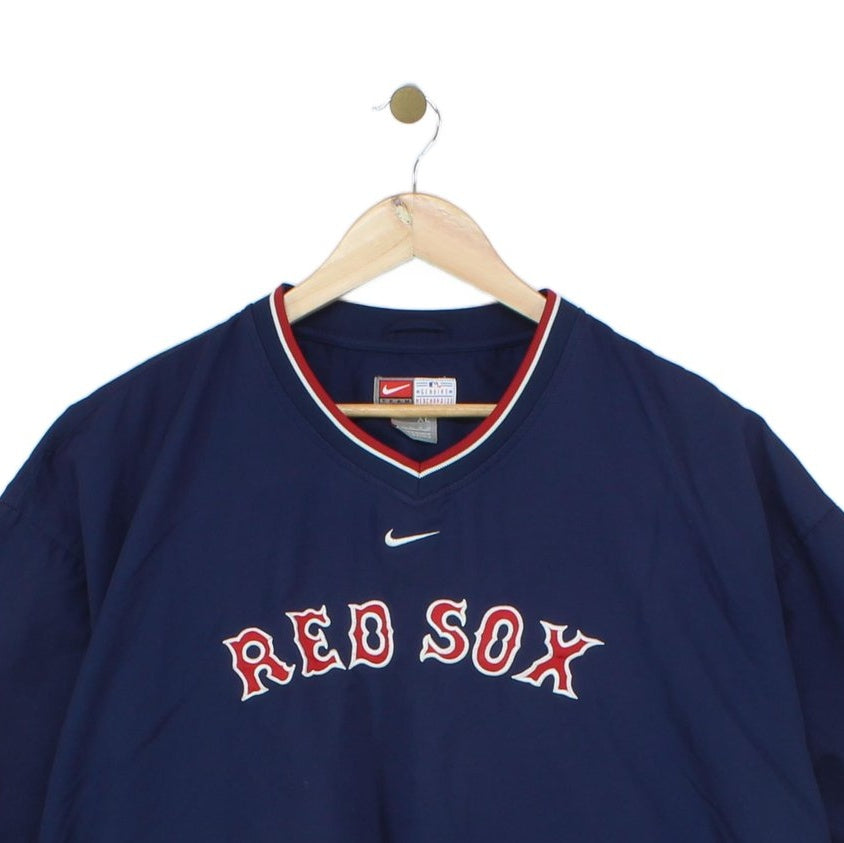 Mens Red Sox Windbreaker Jacket Pullover