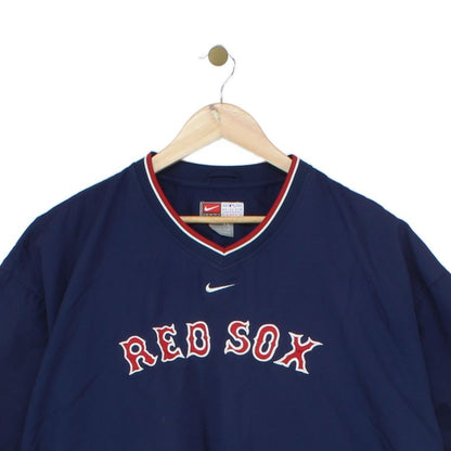 Mens Red Sox Windbreaker Jacket Pullover