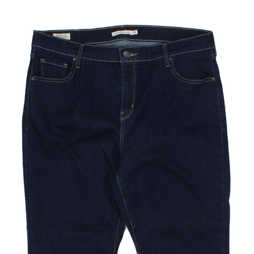 Womens High Rise Jeans Classic Stretch