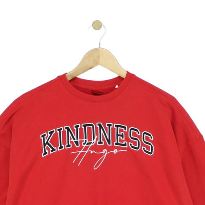 Womens Oversized Sweatshirt Embroidered