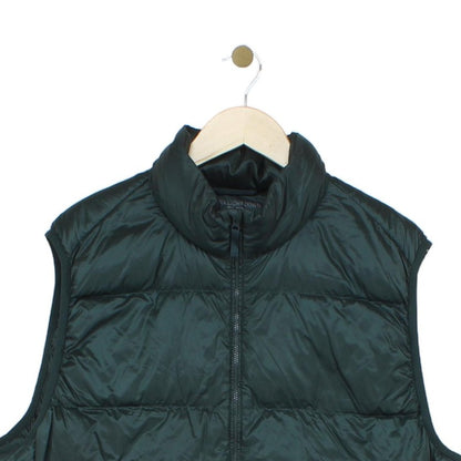 Mens Bodywarmer Ultra Light Down Quilted Full Zip Puffer