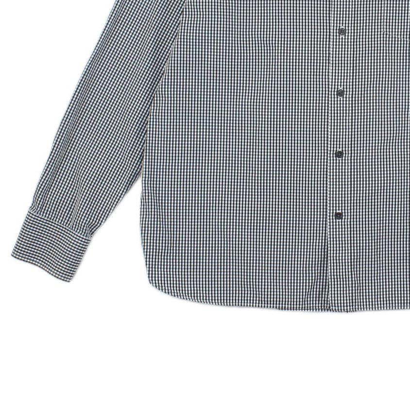 Mens Check Shirt Long Sleeve Button Up