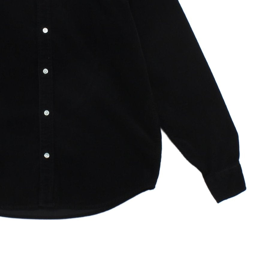 Mens Corduroy Shirt Button Up Long Sleeve Workwear