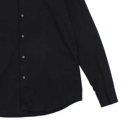 Mens Shirt Slim Fit Formal Button Up Stretch