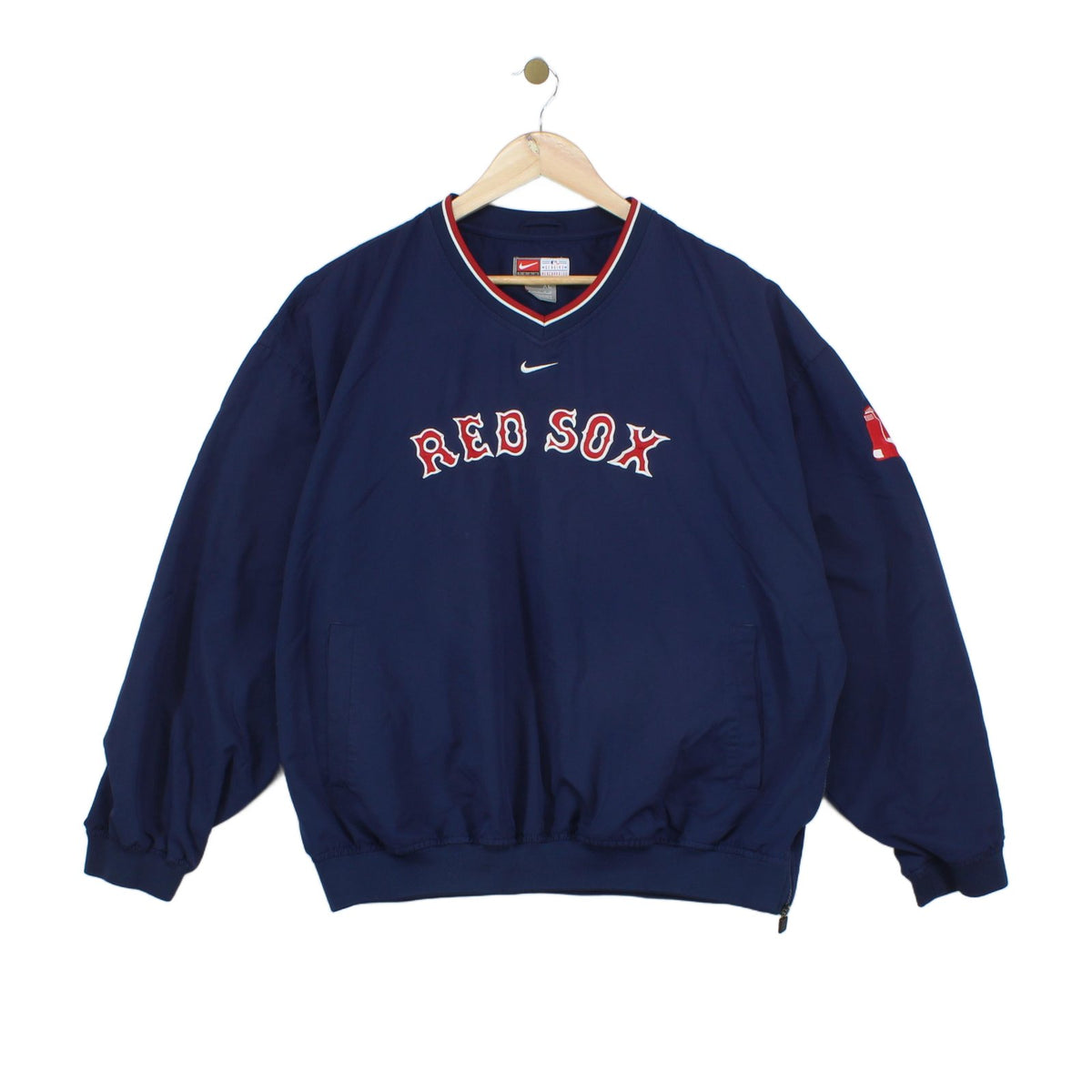 Mens Red Sox Windbreaker Jacket Pullover