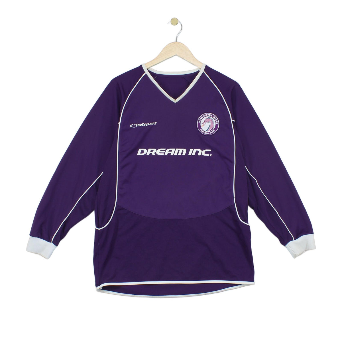 Mens Harchester United 2004 Football Shirt Sport Long Sleeve