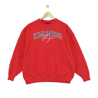 Womens Oversized Sweatshirt Embroidered