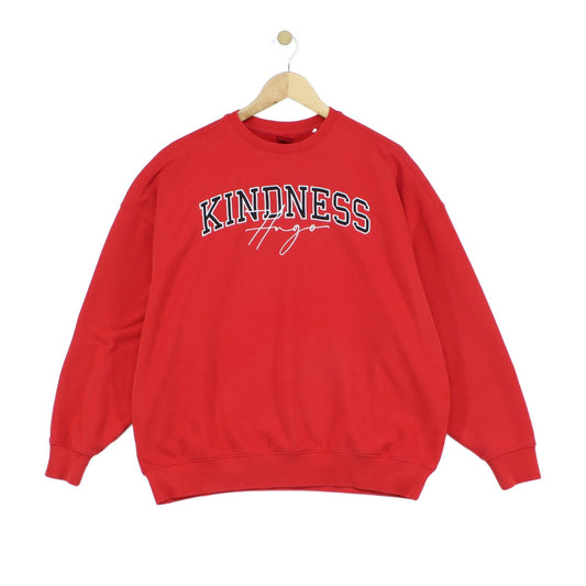 Womens Oversized Sweatshirt Embroidered