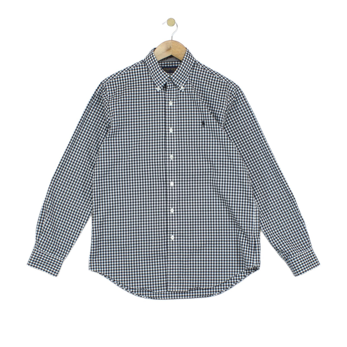 Mens Check Shirt Button Up Non Iron