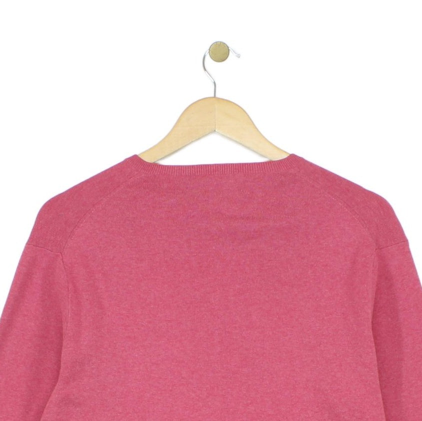 Mens V-Neck Jumper Classic Logo
