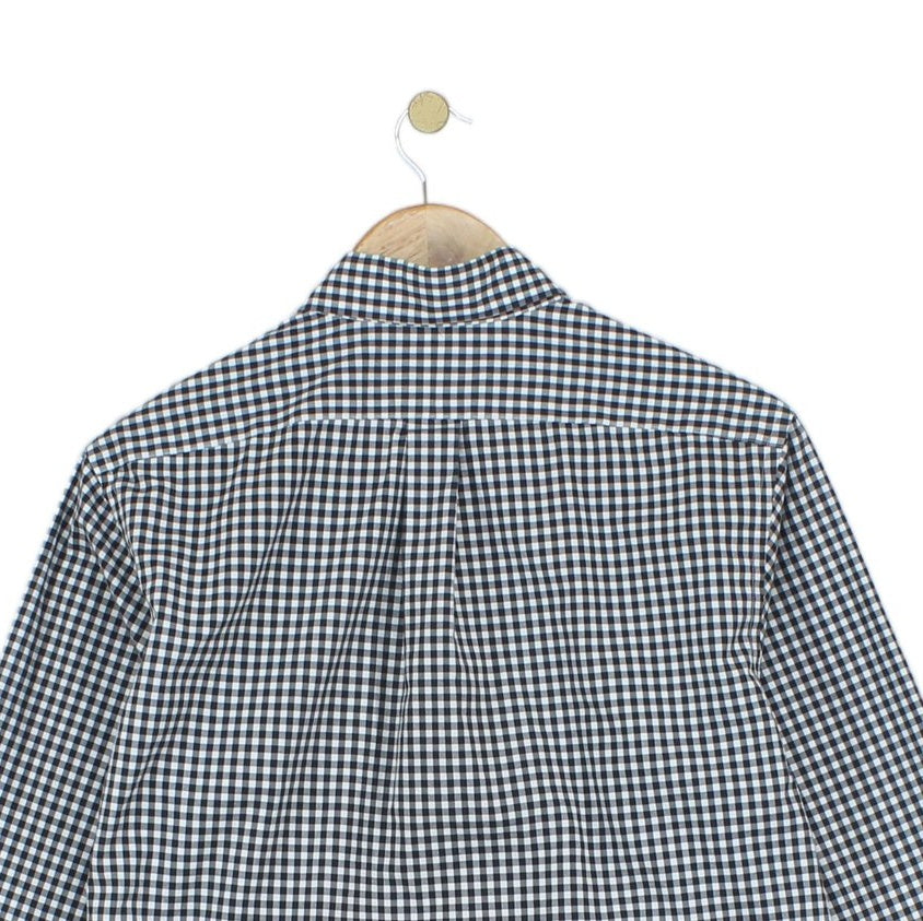 Mens Check Shirt Button Up Non Iron