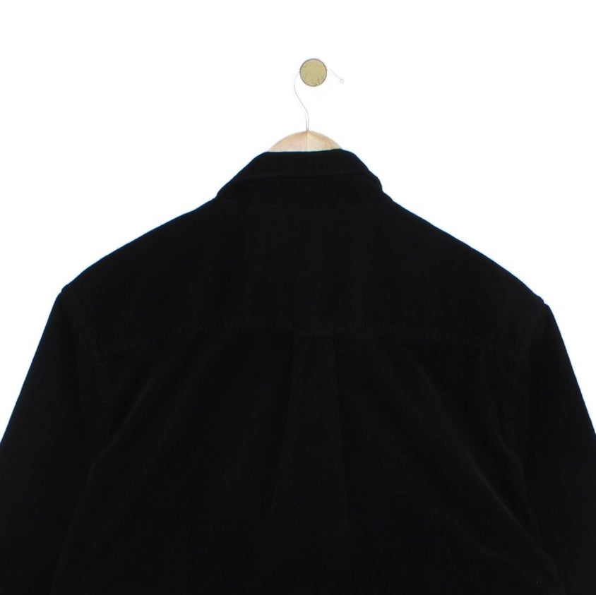 Mens Corduroy Shirt Button Up Long Sleeve Workwear