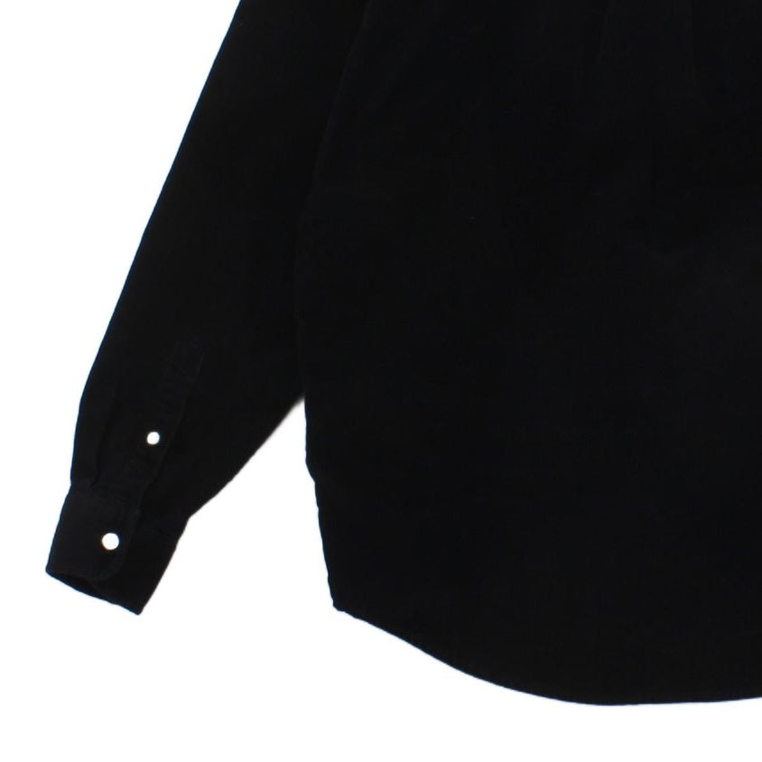 Mens Corduroy Shirt Button Up Long Sleeve Workwear
